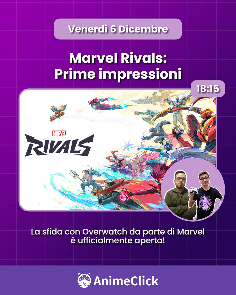 AnimeClick su Twitch: programma dal 2 all'8 dicembre AnimeClick su Twitch: programma dal 2 all'8 dicembre